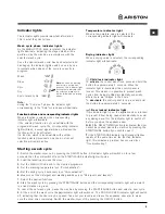 Предварительный просмотр 5 страницы Ariston ARMF 125 Instructions For Use Manual