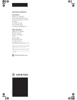 Preview for 12 page of Ariston ARU52S User Manual