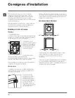 Предварительный просмотр 22 страницы Ariston ARWL 129 Instructions For Use Manual