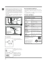 Предварительный просмотр 24 страницы Ariston ARWL 129 Instructions For Use Manual