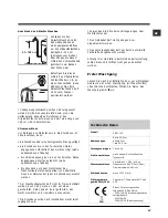 Preview for 27 page of Ariston ARXF 125 S Instructions For Use Manual