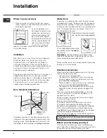 Предварительный просмотр 4 страницы Ariston AS700C Instruction Booklet