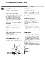 Предварительный просмотр 10 страницы Ariston AS700C Instruction Booklet