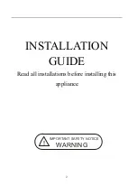 Preview for 2 page of Ariston ASL9FLTX Installation Manual