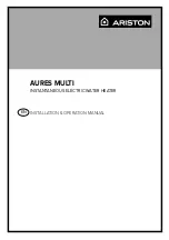 Ariston AURES MULTI Installation & Operation Manual preview