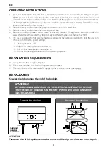 Предварительный просмотр 6 страницы Ariston AURES MULTI Installation & Operation Manual