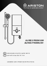 Ariston AURES PREMIUM Assembly And Operation Instructions Manual preview