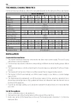 Preview for 4 page of Ariston AURES TOP 2,4 Assembly And Operation Instructions Manual