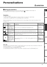 Preview for 19 page of Ariston AV 6 Instructions For Use Manual