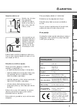 Предварительный просмотр 51 страницы Ariston AVD 109 Instructions For Use Manual