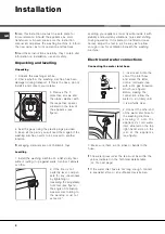 Предварительный просмотр 2 страницы Ariston AVF 149 Instructions For Use Manual