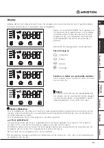 Предварительный просмотр 41 страницы Ariston AVF 149 Instructions For Use Manual