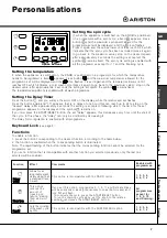 Preview for 7 page of Ariston AVF 88 Instructions For Use Manual