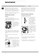 Предварительный просмотр 2 страницы Ariston AVL 129 Instructions For Use Manual