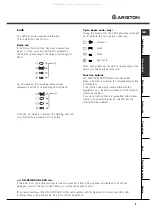 Предварительный просмотр 5 страницы Ariston AVL 129 Instructions For Use Manual