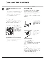 Предварительный просмотр 10 страницы Ariston AVL 129 Instructions For Use Manual