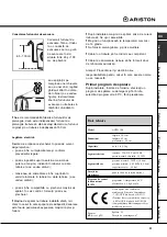 Предварительный просмотр 51 страницы Ariston AVSD 109 Instructions For Use Manual