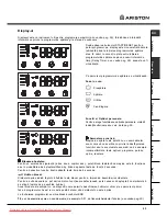 Предварительный просмотр 53 страницы Ariston AVSF 109 Instructions For Use Manual