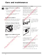 Предварительный просмотр 10 страницы Ariston AVSL 105 Instructions For Use Manual