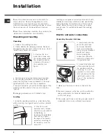 Предварительный просмотр 2 страницы Ariston AVSL 125 Instructions For Use Manual