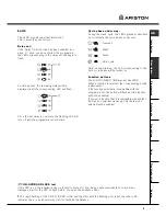 Предварительный просмотр 5 страницы Ariston AVSL 125 Instructions For Use Manual