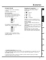 Предварительный просмотр 41 страницы Ariston AVSL 125 Instructions For Use Manual