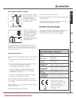 Preview for 3 page of Ariston AVTF 129 Instructions For Use Manual