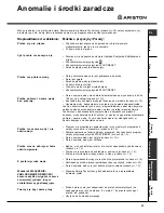 Предварительный просмотр 23 страницы Ariston AVTL 104 Instructions For Use Manual