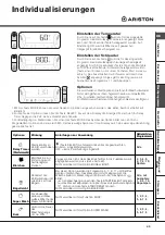 Предварительный просмотр 43 страницы Ariston AVXD 109 Instructions For Use Manual