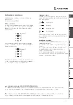 Предварительный просмотр 17 страницы Ariston AVXL 105 Instructions For Use Manual