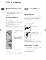 Предварительный просмотр 22 страницы Ariston AVXXL105 Instruction Booklet