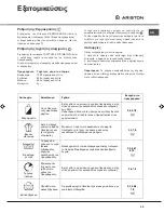 Предварительный просмотр 55 страницы Ariston AVXXL105 Instruction Booklet