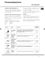 Предварительный просмотр 67 страницы Ariston AVXXL105 Instruction Booklet