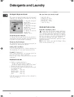 Предварительный просмотр 8 страницы Ariston AVXXL149 Instruction Booklet