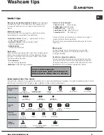 Предварительный просмотр 15 страницы Ariston AW 125 User Manual