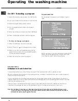 Preview for 16 page of Ariston AW 129 NA User Manual