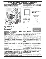 Предварительный просмотр 28 страницы Ariston AW120 Instructions for  and use Instructions For Installation And Use Manual