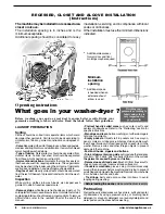 Preview for 6 page of Ariston AWD 121 Instructions For Installation And Use Manual