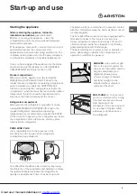 Предварительный просмотр 5 страницы Ariston BCB 333 AVEI FF Operating Instructions Manual