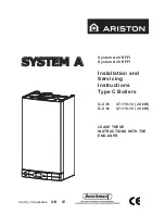 Предварительный просмотр 1 страницы Ariston Benchmark System A 24 RFF Installation And Servicing Instructions