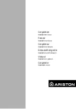 Ariston BF 141 Instructions For Installation And Use Manual предпросмотр