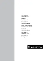 Ariston BFS 121 Instructions For Installation And Use Manual предпросмотр