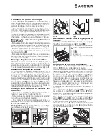 Предварительный просмотр 23 страницы Ariston BHWD 125 Instructions For Use Manual