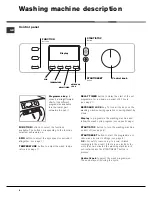 Предварительный просмотр 4 страницы Ariston BS 1400 Instructions For Use Manual