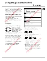 Preview for 9 page of Ariston C3VP6R Operating Instructions Manual