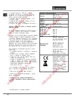 Preview for 48 page of Ariston C3VP6R Operating Instructions Manual