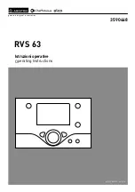 Ariston Chaffoteaux Elco RVS 63 Operating Instructions Manual предпросмотр