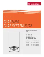 Предварительный просмотр 69 страницы Ariston Clas 24 FF Installation And Servicing Instructions