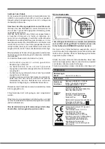 Предварительный просмотр 7 страницы Ariston CP 0V9 M (X) DE S Operating Instructions Manual