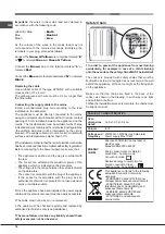 Предварительный просмотр 16 страницы Ariston CP 0V9 M (X) DE S Operating Instructions Manual